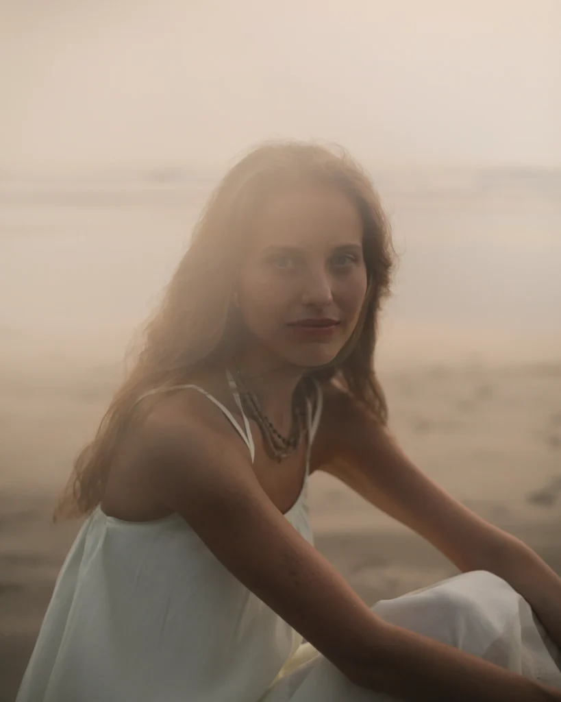 Personal portrait reflecting warmth and life journey.